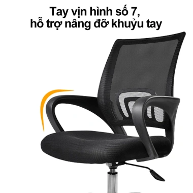 Ghế xoay văn phòng lưng lưới tròn 360 độ cao cấp, mặt ghế đàn hồi thoáng khí - Giá chỉ 359.000đ 7
