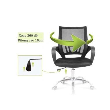 Ghế Xoay Văn Phòng Lưới Cao Cấp Giảm Đau Mỏi Cột Sống Học Tập & Làm 369.000₫ 2 Ghế Xoay Văn Phòng Lưới Cao Cấp Giảm Đau Mỏi Cột Sống Học Tập & Làm 369.000₫ 2