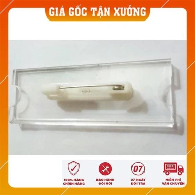 Ghim Cài Thẻ Tên Mica Băng Siêu Bền - Giá Chỉ 7.000đ Khuyến Mãi Đặc Biệt 3 Ghim Cài Thẻ Tên Mica Băng Siêu Bền - Giá Chỉ 7.000đ Khuyến Mãi Đặc Biệt 3