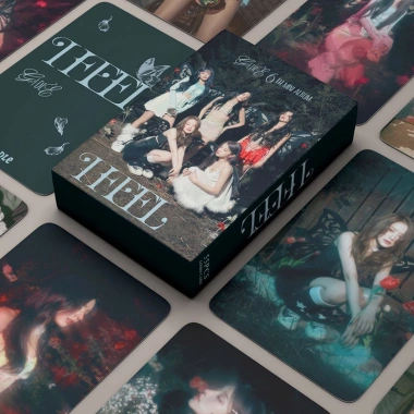 (G)I-DLE LOMO Card Set 55 Tấm Thẻ Ảnh I Feel Butterfly Ver – Giá 57.200 VNĐ – Hình Nhóm Nhạc