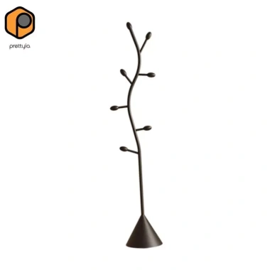 Giá áo móc treo áo đứng kim loại - Giá đỡ quần áo sàn chắc chắn, đa năng cho nón, khăn, túi xách, giảm giá 20%
