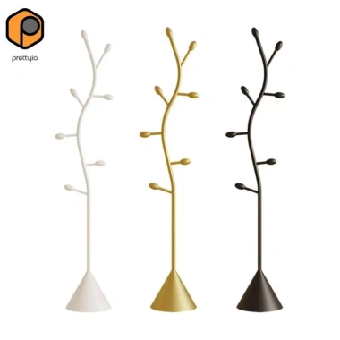 Giá áo móc treo áo đứng kim loại - Giá đỡ quần áo sàn chắc chắn, đa năng cho nón, khăn, túi xách, giảm giá 20%