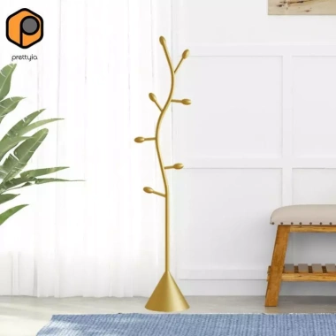 Giá áo móc treo áo đứng kim loại - Giá đỡ quần áo sàn chắc chắn, đa năng cho nón, khăn, túi xách, giảm giá 20%