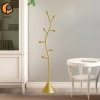 Giá áo móc treo áo đứng kim loại - Giá đỡ quần áo sàn chắc chắn, đa năng cho nón, khăn, túi xách, giảm giá 20% 7