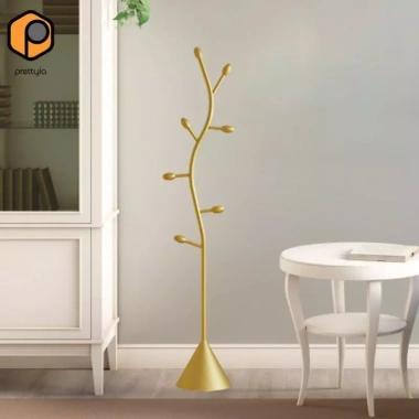 Giá áo móc treo áo đứng kim loại - Giá đỡ quần áo sàn chắc chắn, đa năng cho nón, khăn, túi xách, giảm giá 20%
