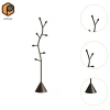 Giá áo móc treo áo đứng kim loại - Giá đỡ quần áo sàn chắc chắn, đa năng cho nón, khăn, túi xách, giảm giá 20% 9
