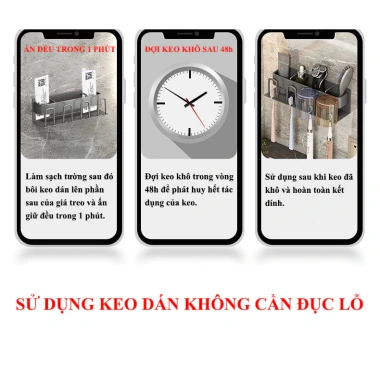 Giá Bàn Chải Nhôm Hợp Kim Chống Gỉ, Xước – Tặng Cốc Sang Trọng, Nhỏ Gọn, Giá 112.500₫