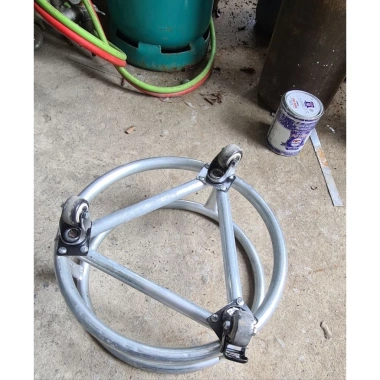 Giá bình Gas bánh xe kèm combo đa kích cỡ, phù hợp bếp công nghiệp - 163k 6