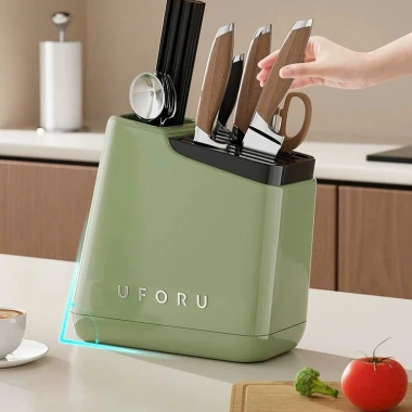 Giá cài dao kéo 2 trong 1 UFORU UF533 – Đựng đũa muỗng đa năng, tiện lợi cho nhà bếp