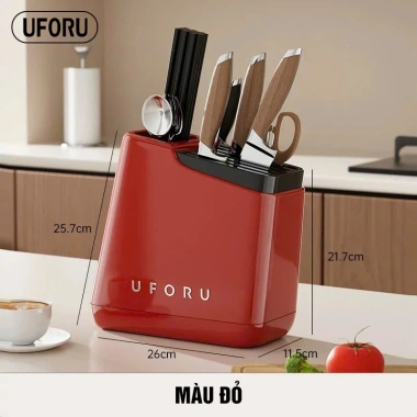 Giá cài dao kéo 2 trong 1 UFORU UF533 – Đựng đũa muỗng đa năng, tiện lợi cho nhà bếp
