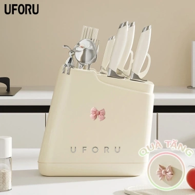 Giá cài dao kéo 2 trong 1 UFORU UF533 – Đựng đũa muỗng đa năng, tiện lợi cho nhà bếp