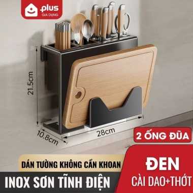 Giá cài dao kéo cao cấp ERMO - Kệ để dao chống gỉ trọn đời, dán tường cao cấp kèm keo dán - 220.000 VND 10