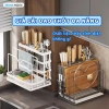 Giá Cài Dao Treo Tường Đa Năng Inox Không Gỉ MonoHome - Đựng Đũa Thớt Vung Nồi
