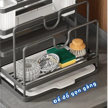 Giá Cài Dao Treo Tường Đa Năng Inox Không Gỉ MonoHome - Đựng Đũa Thớt Vung Nồi 4