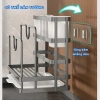 Giá Cài Dao Treo Tường Đa Năng Inox Không Gỉ MonoHome - Đựng Đũa Thớt Vung Nồi 7