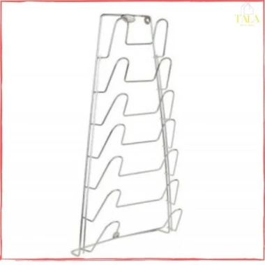 Giá Cài Vung Nồi Inox 6 Tầng Treo Tường Chống Rỉ Giá Cài Nắp Xoong Bền 50k