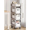 Giá đẩy 4 tầng đa năng - Xe đẩy bỉm sữa, cặp xách, đồ học tập, kệ bếp - Giá chỉ 265.000₫ 10