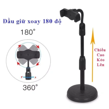 Giá Để Bàn BH12T Kẹp Xoay 360° Điều Chỉnh Độ Cao Giá Ưu Đãi 17.000₫
