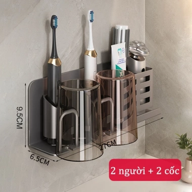 Giá Để Bàn Chải Đánh Răng Điện Guanchuang Đa Chức Năng Nhôm Không Khoan - 115k 10 Giá Để Bàn Chải Đánh Răng Điện Guanchuang Đa Chức Năng Nhôm Không Khoan - 115k 10