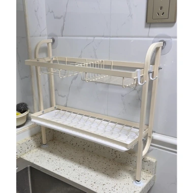Giá để bát đĩa treo tường không lỗ – Đặt trên sàn góc bàn, tiết kiệm không gian, giá chỉ 416.900 VND 7