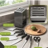 Giá để dao AKICHI thép carbon chống gỉ, hộp cài dao kéo để bàn, treo tường keo không cần khoan 219.000₫ 2