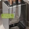 Giá để dao AKICHI thép carbon chống gỉ, hộp cài dao kéo để bàn, treo tường keo không cần khoan 219.000₫ 5