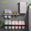 Giá để dép treo tường Ecoco gấp gọn, phù hợp phòng tắm, giá 58.000₫