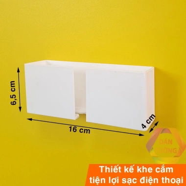 Giá đế điện thoại HOMEK – Kệ treo tường, kế dính, hỗ trợ remote, chỉ 22.000đ