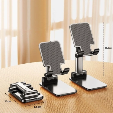 Giá để điện thoại iPhone Android kim loại cao cấp, kệ đỡ gấp gọn 12.650₫