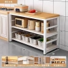 Giá để đồ đa chức năng cho bếp, tủ, bàn cắt, lưu trữ lò vi sóng - Nhiều tầng, tủ bên hẹp, giảm 21% 10