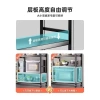 Giá để đồ dày đặc, nhiều tầng, có con lăn, đứng, dùng cho lò vi sóng - 212.000₫ 9