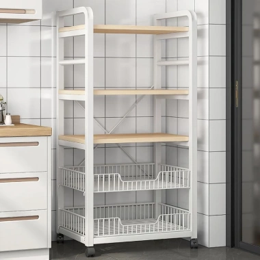 Giá để đồ nhà bếp đa tầng 3 cấp, giá để trái cây, rau củ và gia vị, dùng cho lò vi sóng - Giá chỉ 359.169 VND
