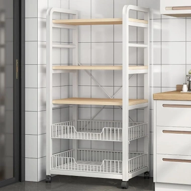 Giá để đồ nhà bếp đa tầng 3 cấp, giá để trái cây, rau củ và gia vị, dùng cho lò vi sóng - Giá chỉ 359.169 VND