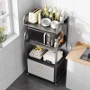 Giá để đồ nhà bếp đứng sàn đa tầng – Đa chức năng cho nồi, lò vi sóng, gia vị, chỉ 486.027 VND 5