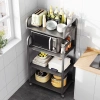 Giá để đồ nhà bếp đứng sàn đa tầng – Đa chức năng cho nồi, lò vi sóng, gia vị, chỉ 486.027 VND 9