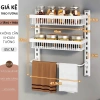 Giá để đồ treo tường không cần khoan - phòng tắm, nhà bếp, chỉ 60.000đ 2
