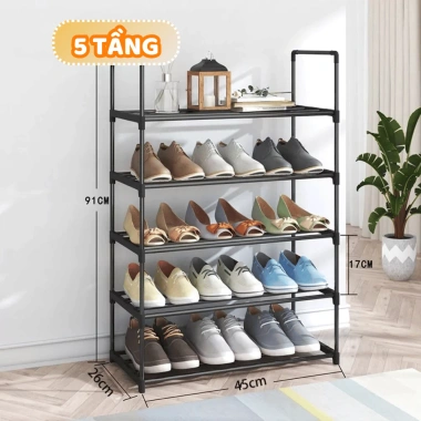 Giá Để Giày Dép PAMPER Thép Đa Tầng Gấp Gọn - Tùy Chỉnh, Giá Ưu Đãi 89.000₫ 9