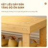 Giá để giày tre đa tầng gỗ - Chống bụi, chống mọt, đa năng, kệ decor, giá 269k 6