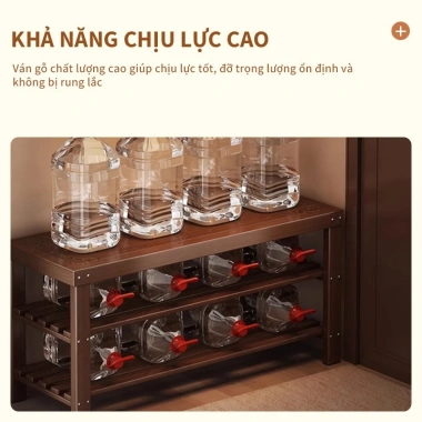 Giá để giày tre đa tầng gỗ - Chống bụi, chống mọt, đa năng, kệ decor, giá 269k