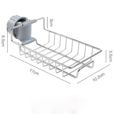 Giá để giẻ rửa bát inox 304 sáng bóng không gỉ - Dụng cụ bếp đa năng, chỉ 36.000 VND