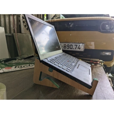 Giá để laptop gập gọn, chịu tải 10kg, giá chỉ 25.000đ - Tiết kiệm không gian