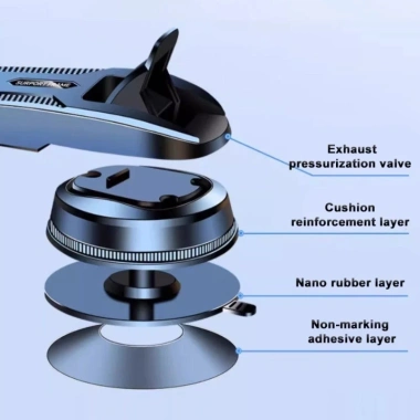 Giá đỡ A29 hít tablo kính chắc, thế hệ mới dạng thác nước, xoay 360° - 78.000₫