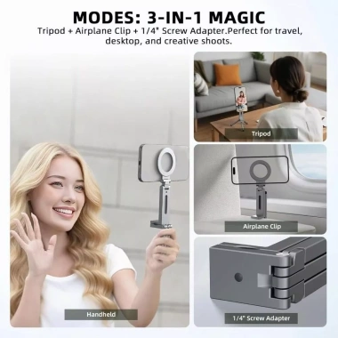 Giá đỡ ba chân KODICEP1 gập lại, điều chỉnh 360° xoay nhẹ tiện lợi vlog 88.330₫ 4