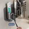 Giá Đỡ Bàn Chải Đánh Răng Điện Nhôm Không Đục Lỗ Đa Năng Tiện Dụng 2