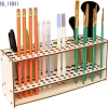 Giá đỡ bàn chải sơn NLINNI - Khung gỗ DIY tối giản, cọ màu nước tháo rời, công suất lớn