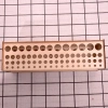Giá đỡ bàn chải sơn NLINNI - Khung gỗ DIY tối giản, cọ màu nước tháo rời, công suất lớn 4