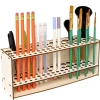 Giá đỡ bàn chải sơn NLINNI - Khung gỗ DIY tối giản, cọ màu nước tháo rời, công suất lớn 7