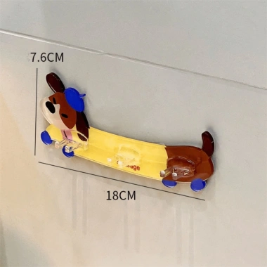 Giá đỡ bàn chải STATIONWA Dachshund - Móc phòng tắm hoạt hình, chống nước, đa năng, lắp đặt nhanh
