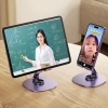 Giá đỡ bàn nhôm xoay 360 điều chỉnh cho điện thoại và máy tính bảng - Giá 46.200 VND 7