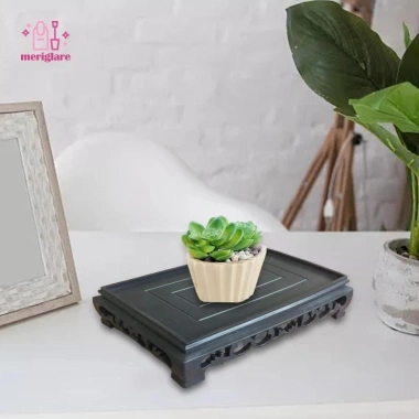 Giá đỡ bể cá Vintage - Bình hoa bệt trưng bày, chân đế cây cảnh cho văn phòng, chỉ 50.600₫ 5
